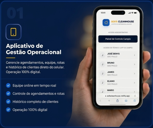 Aplicativo de Gestão Operacional